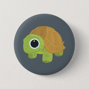 Turtle 6 Cm Round Badge