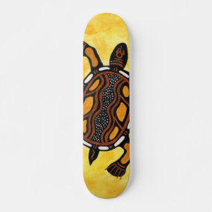 Turtle - Aboriginal Inspired Art Painting Skateboard