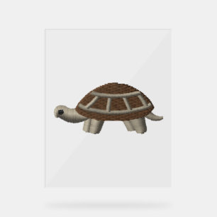 Turtle acrylic sign