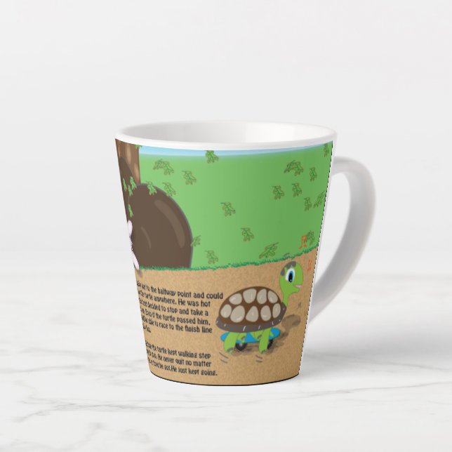 turtle and rabbit mug (Right Angle)