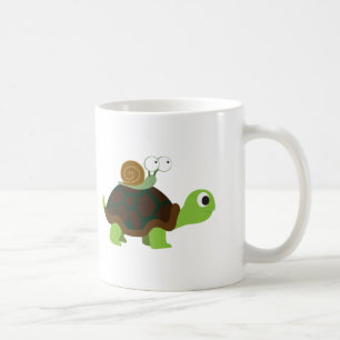 Turtle and Snail Coffee Mug