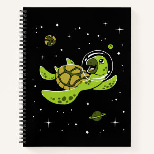 Turtle Animals In Space Notebook
