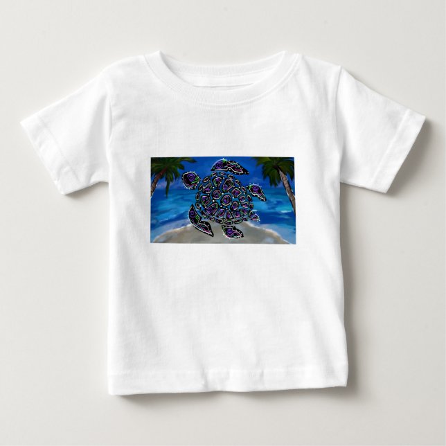 Turtle aRT Baby T-Shirt (Front)