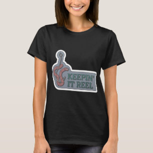 Turtle as Angler in Boat T-Shirt