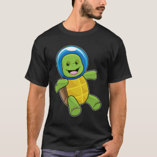 Turtle as Astronaut with Glass ball T-Shirt