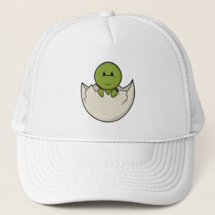 Turtle as Baby with Egg shell Trucker Hat