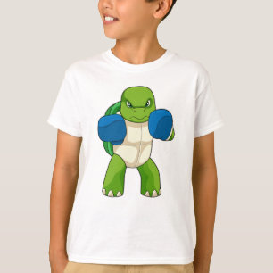 Turtle as Boxer with Boxing gloves T-Shirt