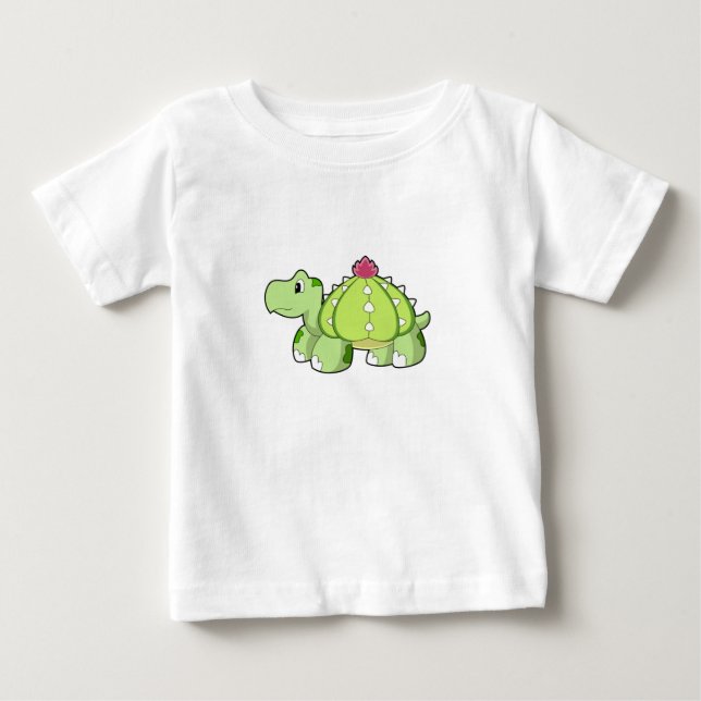 Turtle as Cactus Baby T-Shirt (Front)