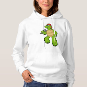 Turtle as Mechanic with Wrench & Cap Hoodie