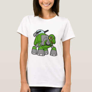 Turtle as Robot with Cannons T-Shirt