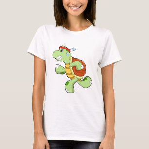 Turtle as Runner T-Shirt