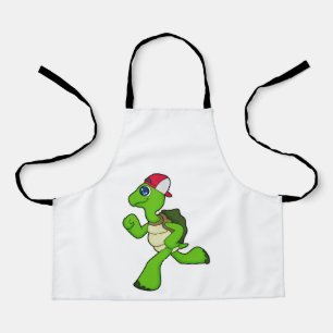 Turtle as Runner with Cap Apron