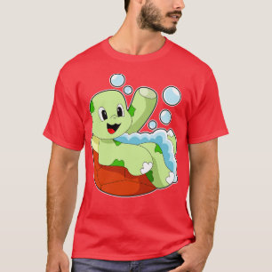Turtle at Bathing with Foam T-Shirt