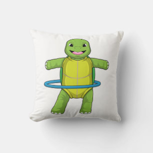Turtle at Fitness with Fitness tires Cushion