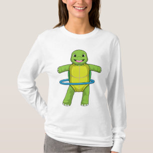 Turtle at Fitness with Fitness tires T-Shirt