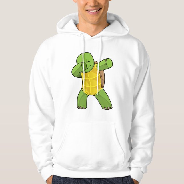 Turtle at Hip Hop Dance Dab Hoodie (Front)