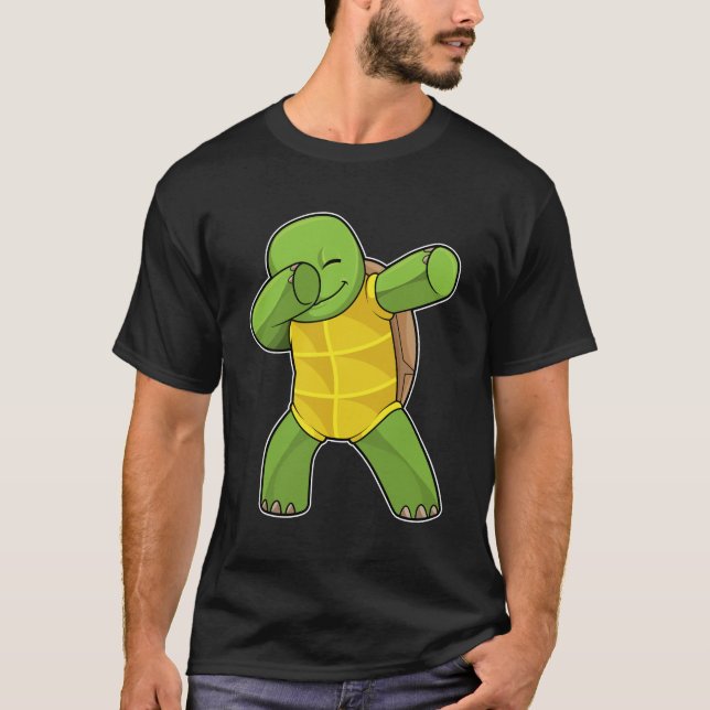 Turtle at Hip Hop Dance Dab T-Shirt (Front)