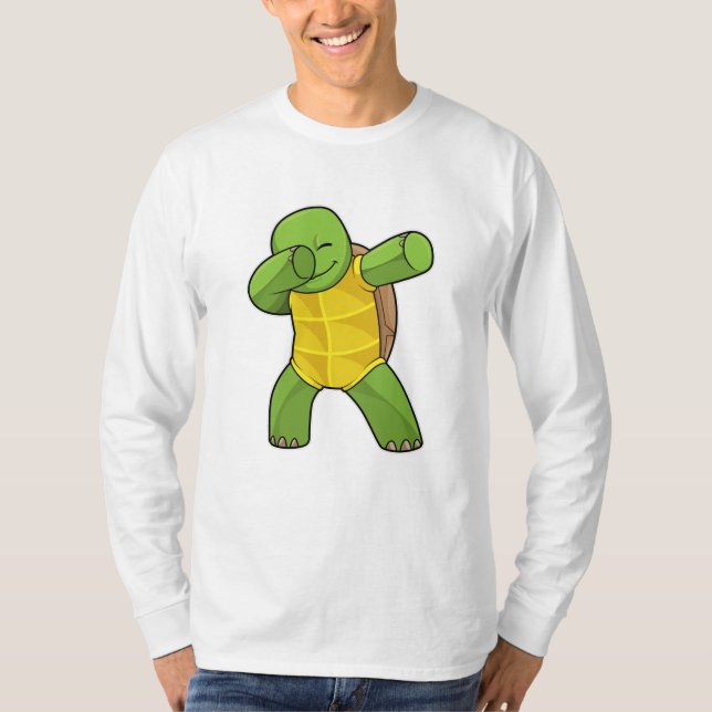 Turtle at Hip Hop Dance Dab T-Shirt (Front)