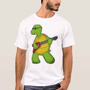 Turtle at Music with Guitar & Sunglasses T-Shirt