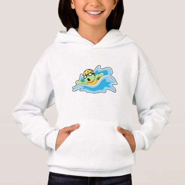 Turtle at Swimming in Water (Front)