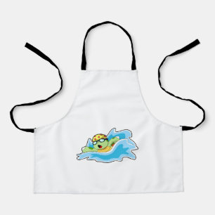 Turtle at Swimming in Water Apron