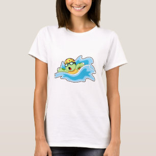 Turtle at Swimming in Water T-Shirt