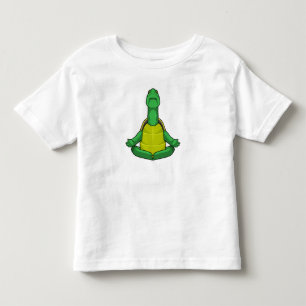 Turtle at Yoga Meditation Toddler T-Shirt