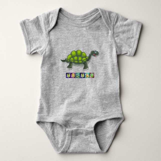 Turtle Baby Bodysuit (Front)
