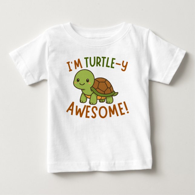 Turtle Baby Bodysuit (Front)