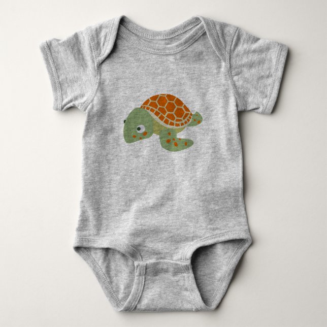 Turtle Baby Bodysuit (Front)