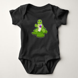 Turtle Baby bottle Milk Bodysuit