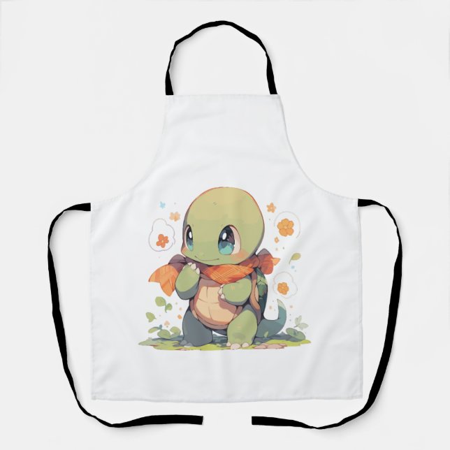 Turtle Baby Turtle Turtle Tank Lizard Lizard Apron (Front)