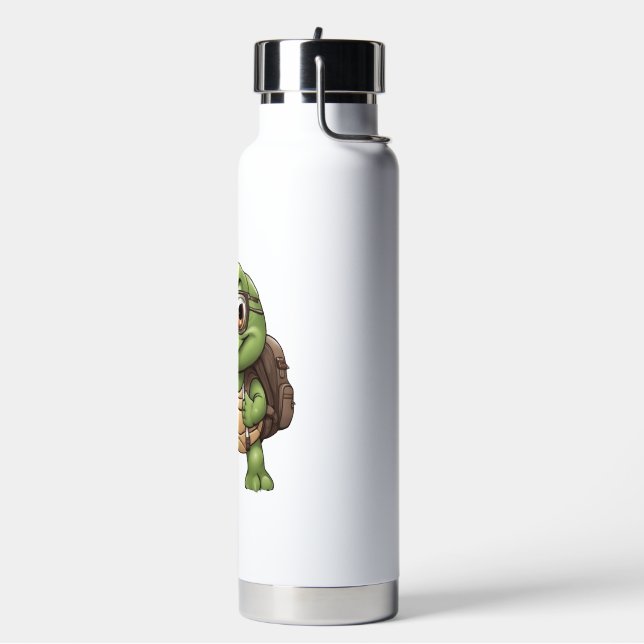 Turtle back to school water bottle (Left)