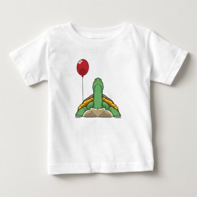 Turtle Balloon Baby T-Shirt (Front)