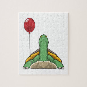 Turtle Balloon Jigsaw Puzzle