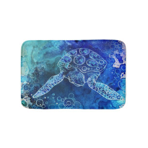Turtle bath mat, original by miart mat
