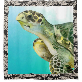 Turtle Beach Shower Curtain