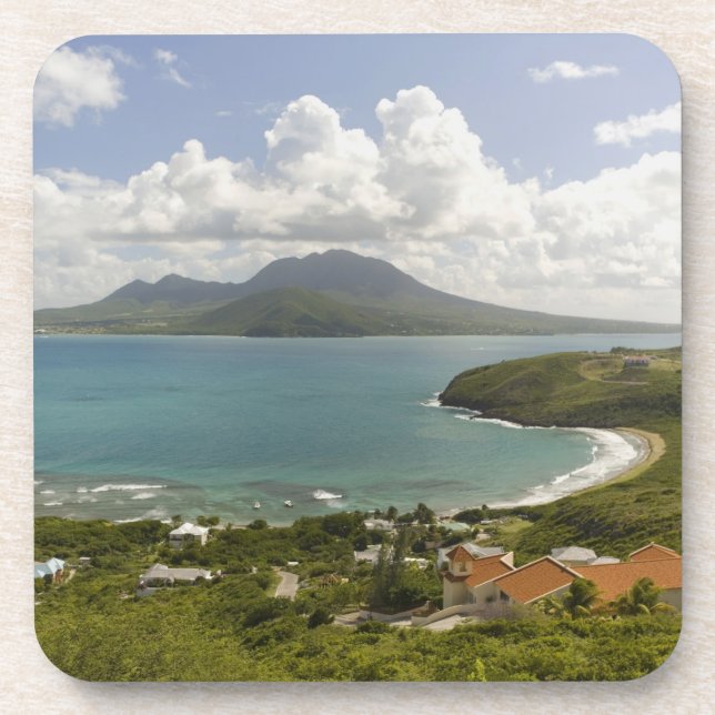 Turtle Beach, southeast peninsula, St Kitts, Coaster (Front)
