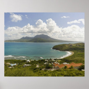 Turtle Beach, southeast peninsula, St Kitts, Poster