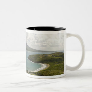 Turtle Beach, southeast peninsula, St Kitts, Two-Tone Coffee Mug