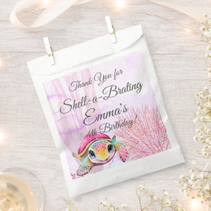Turtle Birthday, Under the Sea Favour Bags