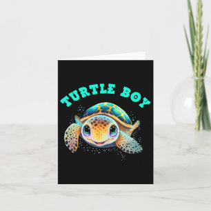 Turtle Boy Earth Day Favours Earth Day  Card