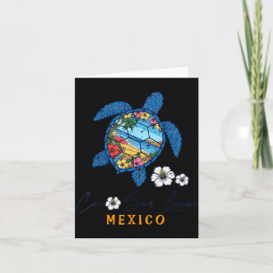 Turtle Cabo San Lucas Mexico Vacation Summer Men W Card