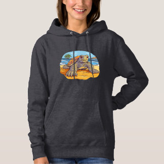 Turtle Cartoon beach Hoodie