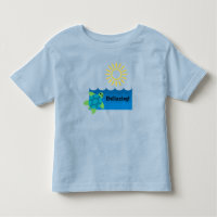 Turtle Chillaxing Design - Toddler Fine Jersey T-S