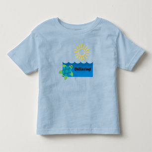 Turtle Chillaxing Design - Toddler Fine Jersey T-S T-Shirt
