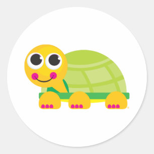 Turtle Classic Round Sticker