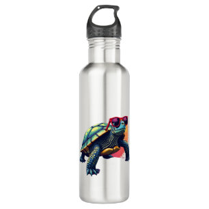 Turtle Colorful Turtle Outfit Mens Turtle Lover Tu 710 Ml Water Bottle