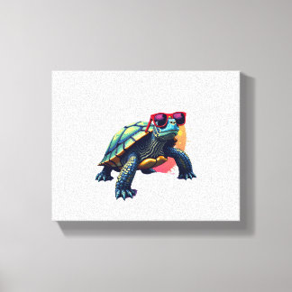 Turtle Colourful Turtle Outfit Mens Turtle Lover T Canvas Print