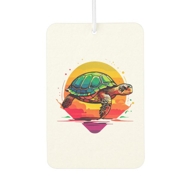Turtle Copy Copy Copy Car Air Freshener (Front)